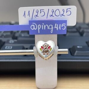 Pandora Thanksgiving Turkey Thankful for You Charm